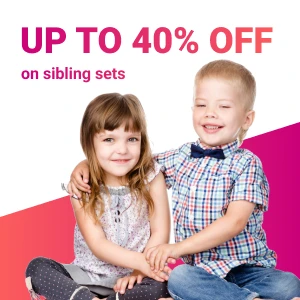 Buy sibling sets with Up To 40% off