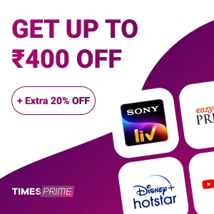 Get Up to ₹400 OFF + Extra 20% OFF