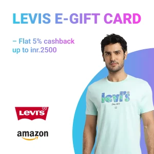 Levis E-Gift Card – Flat 5% Cashback Up To INR.2500