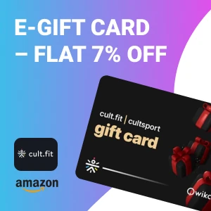 CultFit E-Gift Card - Flat 7% off
