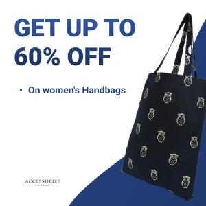 Get upto 60% off on women’s Handbags
