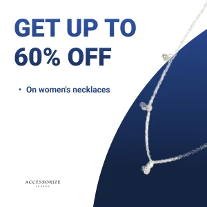 Get up to 60% off on women's necklaces